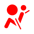 Airbag-Fehlersymbol