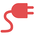 Symbol externer Ladeanschluss