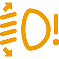 Symbol Störung Scheinwerferhöhe
