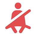 Symbol Sicherheitsgurterinnerung