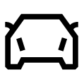 Symbol der Fahrzeugseite